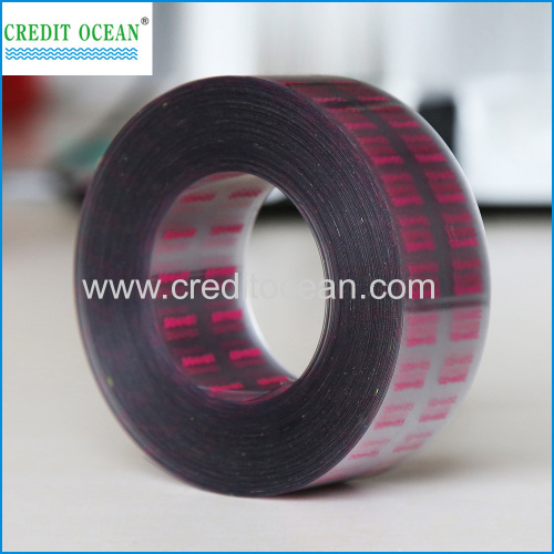 shoelace acetate cellulose film with design/letter printing