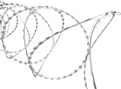 Concertina Wire Prevents Access to Site from Unwanted Persons