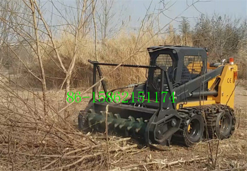 skid loader forestry mulcher