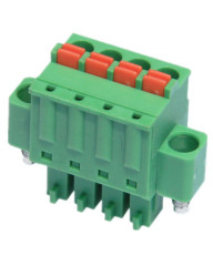 300V 10A Screwless Pluggable Terminal Block for 3.5/3.81mm Connection