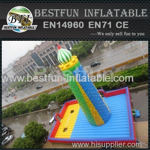 Large inflatable climbing game