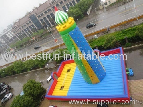 Large inflatable climbing game