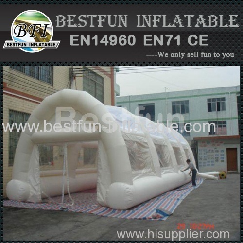 Commercial white inflatable tent