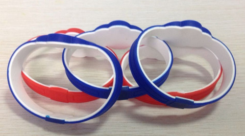 Double color Silicone Wristband