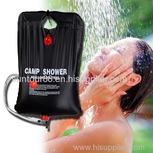 solar camp shower bag