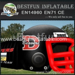 adults commercial inflatable football helmet tunnel