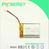 Ce UL MSDS Certificated Rechargeable LP552035 350mAh 3.7V