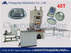 Semi Automatic Aluminum Foil Container Production line