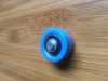 Nylon plastic coated wheel bearing