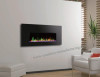 36&quot; Flat Front Wall Mounted Free Standing Electric Fireplace