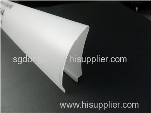 White acrylic extrusion lamp cover profile