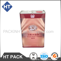 thinner square can for 5L