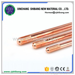 Long Copper Threaded Rod