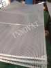 Hole punching sheet metal and perforated metal sheet