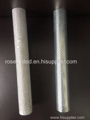 6 inch 12 inch round stainless steel perforated metal tube for bbq