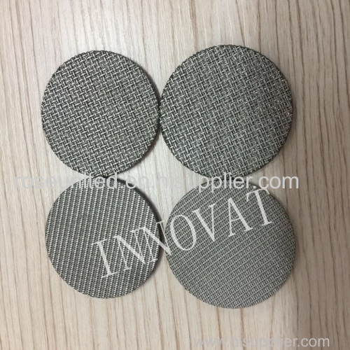 stainless steel perforated metal sintered wire mesh filter disc (free sample)
