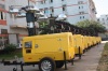 Hydraulic mast telescopic pole metal halide light tower mobile manufacture