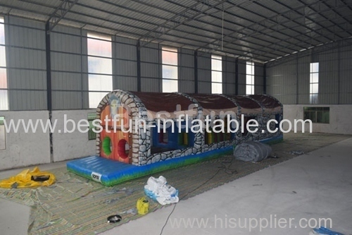 Adventure obstacle course inflatable