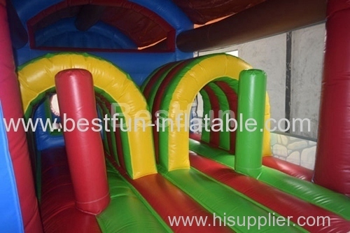 Adventure obstacle course inflatable