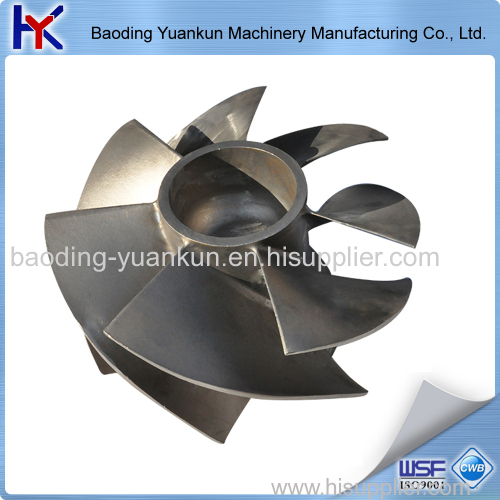 Custom prceison casting water pump spare parts impeller
