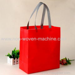 380 V Non Woven Box Bag Making Machine With Handle Attached