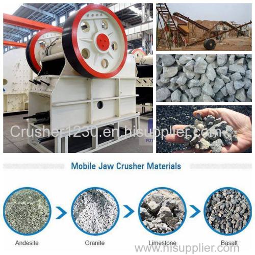 Fote Stone Jaw Crusher With High Capacity And Low Price