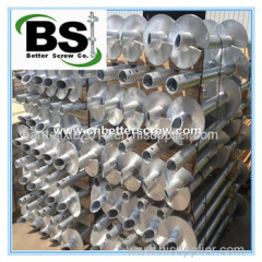 sea foundation helical screw pile with high strength and competitive price