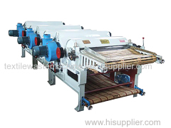 GM400 textile waste recycling machine with three rollers