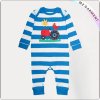 Bubbly Stripe Tractor Romper