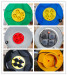 16A/250V VDE plug German sockets Industrial French Cable Reel france cable wheel Schuko Plug with 4 Schuko Outlet