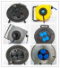 Automatic retractable extension power plastic cable reel