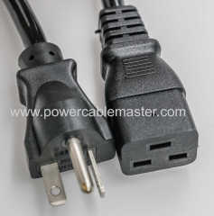 IEC C20 to IEC C19 power cord