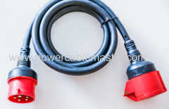 CEE 16A industrial plug power cord
