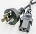 Argentina 3 flat pin Plug Ac Power Supply Cord Plug IRAM approval