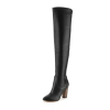 Mulheres chunky heel lady boots