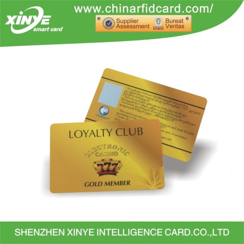 Customized printing pvc plastic RFID VIP ID card with UV coating