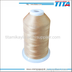 120D/2 Polyester embroidery thread with good brightness