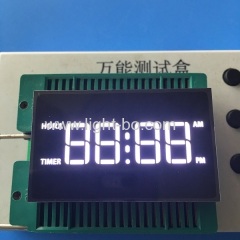 Ultra white 4 digit 7 segment led clock display for microwave oven timer control