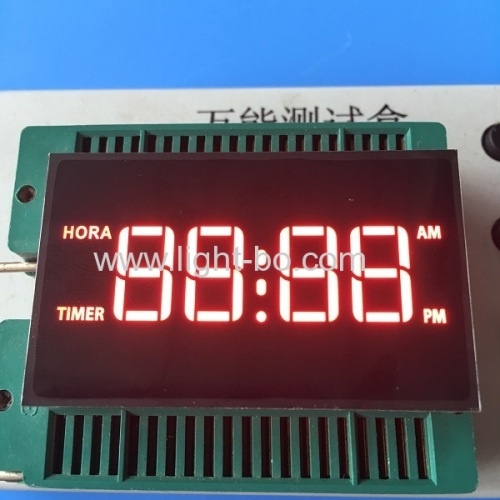 Ultra white 4 digit 7 segment led clock display for microwave oven timer
