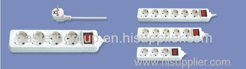 GS Approval 5 way Schuko Extension Socket with switch 1.5m 1.8m 3m 5m