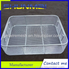 stainless steel disinfection basket