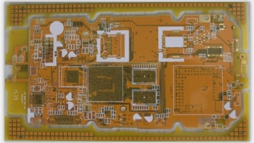 8 layers impedance PCB with vias in BGA pads
