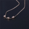 Rose gold pvd plating stainless steel necklaces jewelry