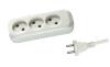 electrical power extension socket 6way outlet european 16A 250V power strip