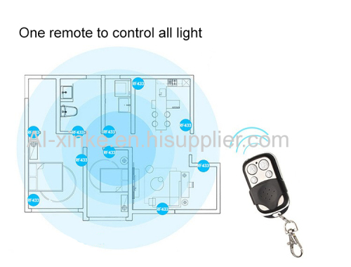 Smart Home Automation RF Remote Two way US Touch Wall Switch AC110-240V