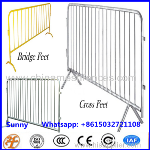 Galvanized Powder Coating Crowd Control Protable Movable Fencing