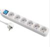 GS Approval 5 way Schuko Extension Socket with switch