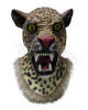 Top Selling Lively Jaguar Head Mask Latex Halloween Costume Animal Tiger Mask