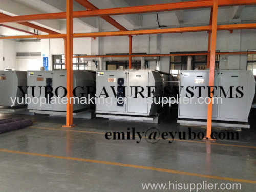 Electroplating machine line for cylinder plate making similar like K-Walter design