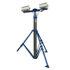 4.2m pneumatic telescopic mast with tripod mounted LED light tower 2x50W